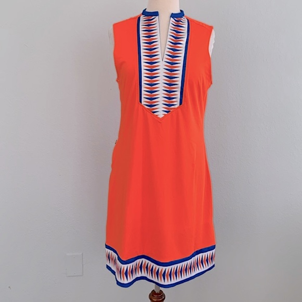 Tracy Negoshian Orange & Royal Shift Drsss